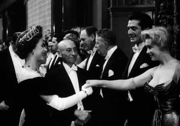 Queen Elizabeth and Marilyn Monroe