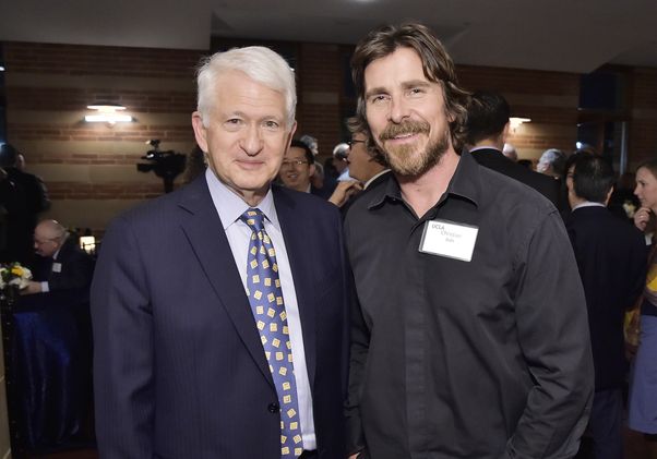 Gene Block and Christian Bale