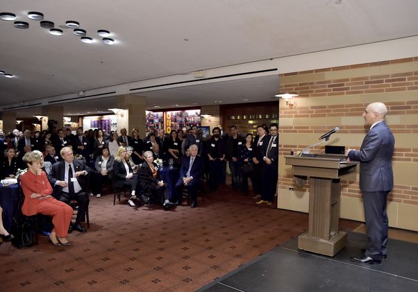 Eric Esrailian on stage