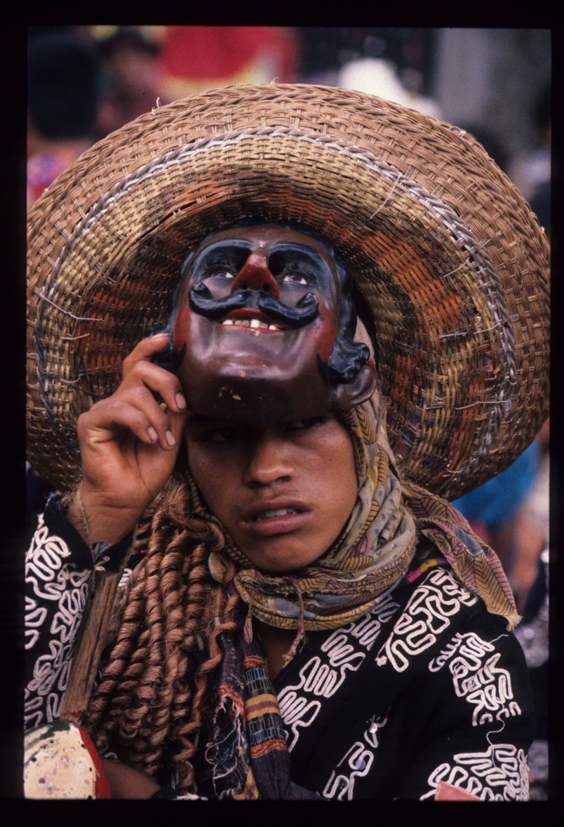 Dancer dressed as a Mexican character