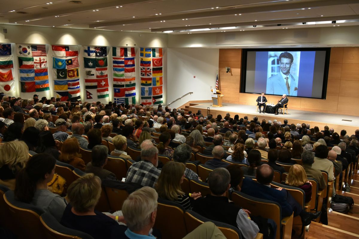 Daniel Pearl lecture with Bob Woodward 