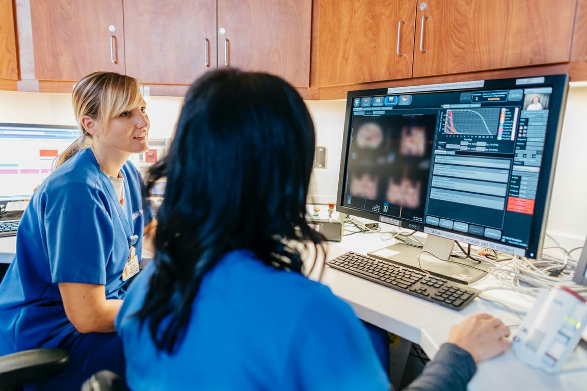 Radiation therapists at UCLA