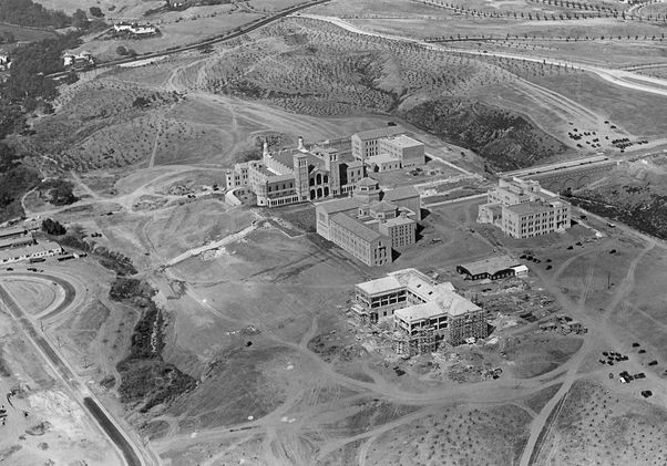 UCLA aerial photo, 1929