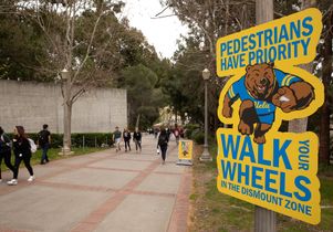 Bruin Walk near the Hill