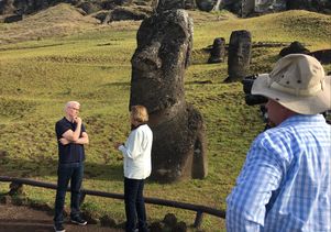 Jo Anne Van Tilburg and Anderson Cooper