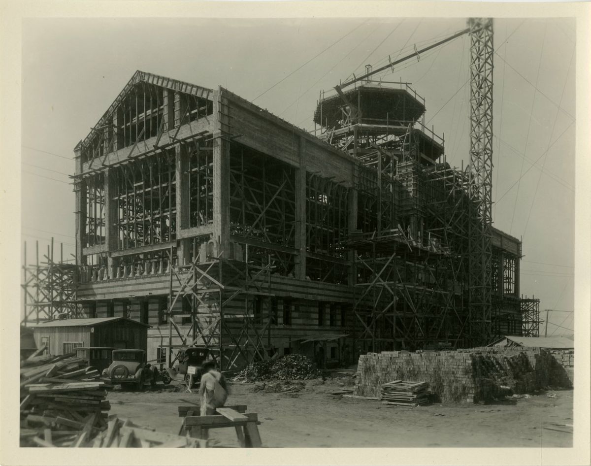 Powell Hall under construction