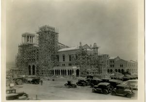 Royce Hall under construction