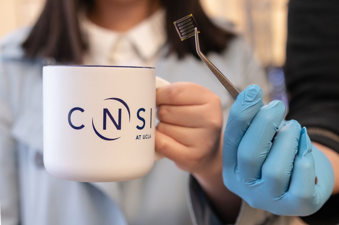 Coffee cup and solar cell