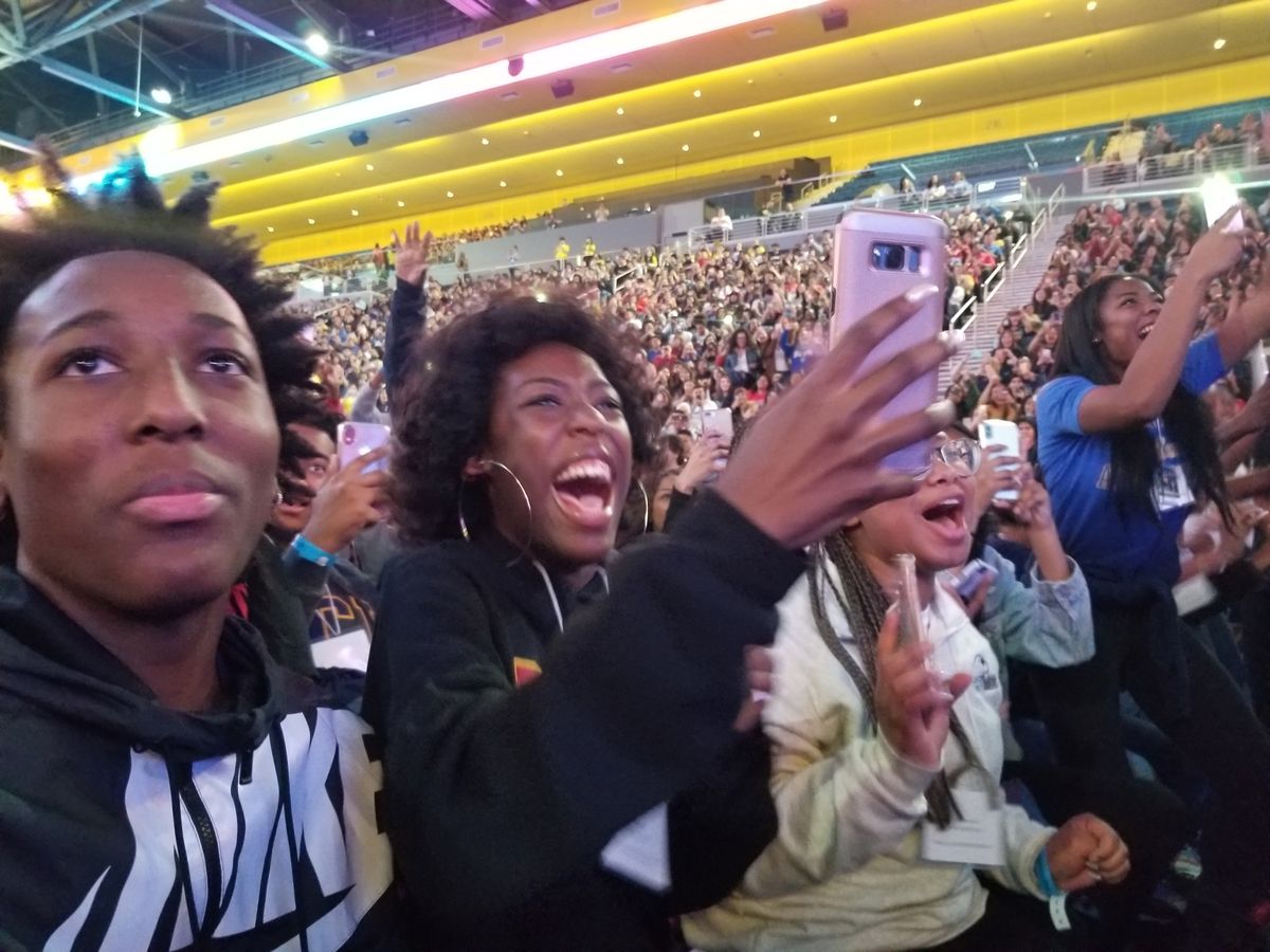 Crowd enjoys College Signing Day