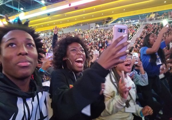 Crowd enjoys College Signing Day