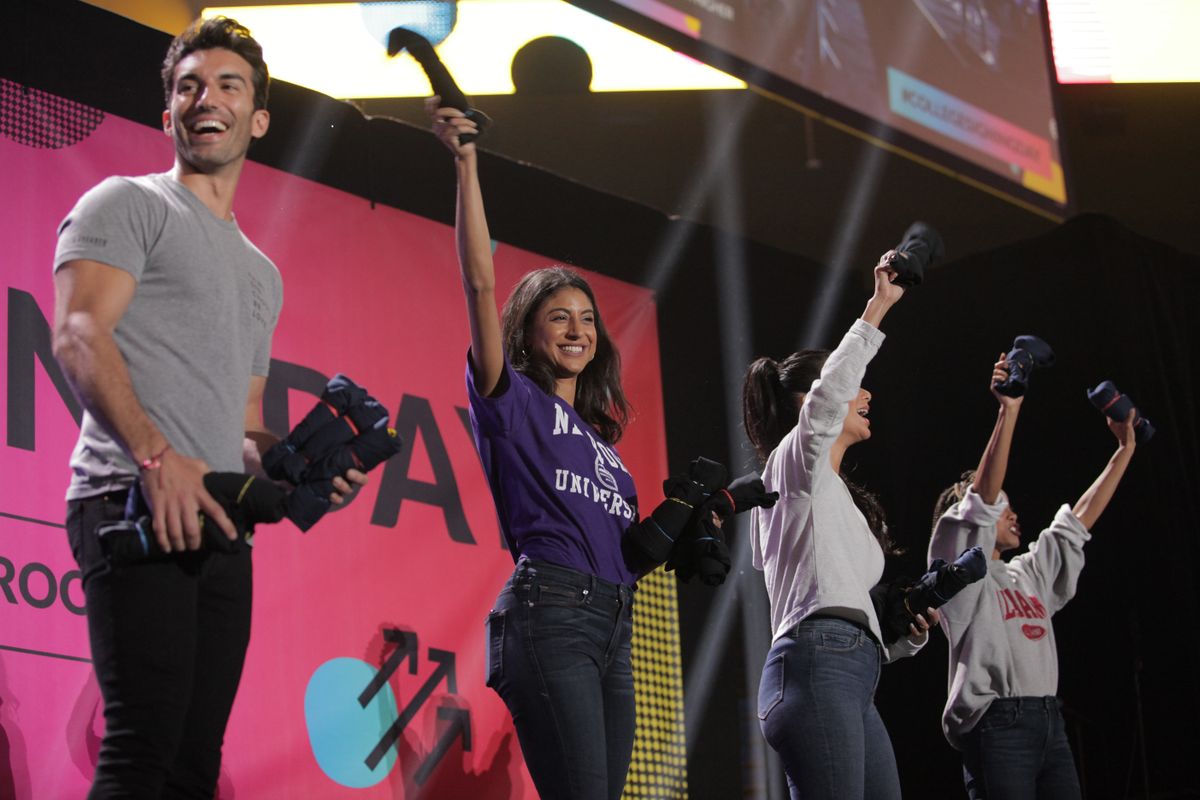 Justin Baldoni, Vella Lovell, Nicole Scherzinger 