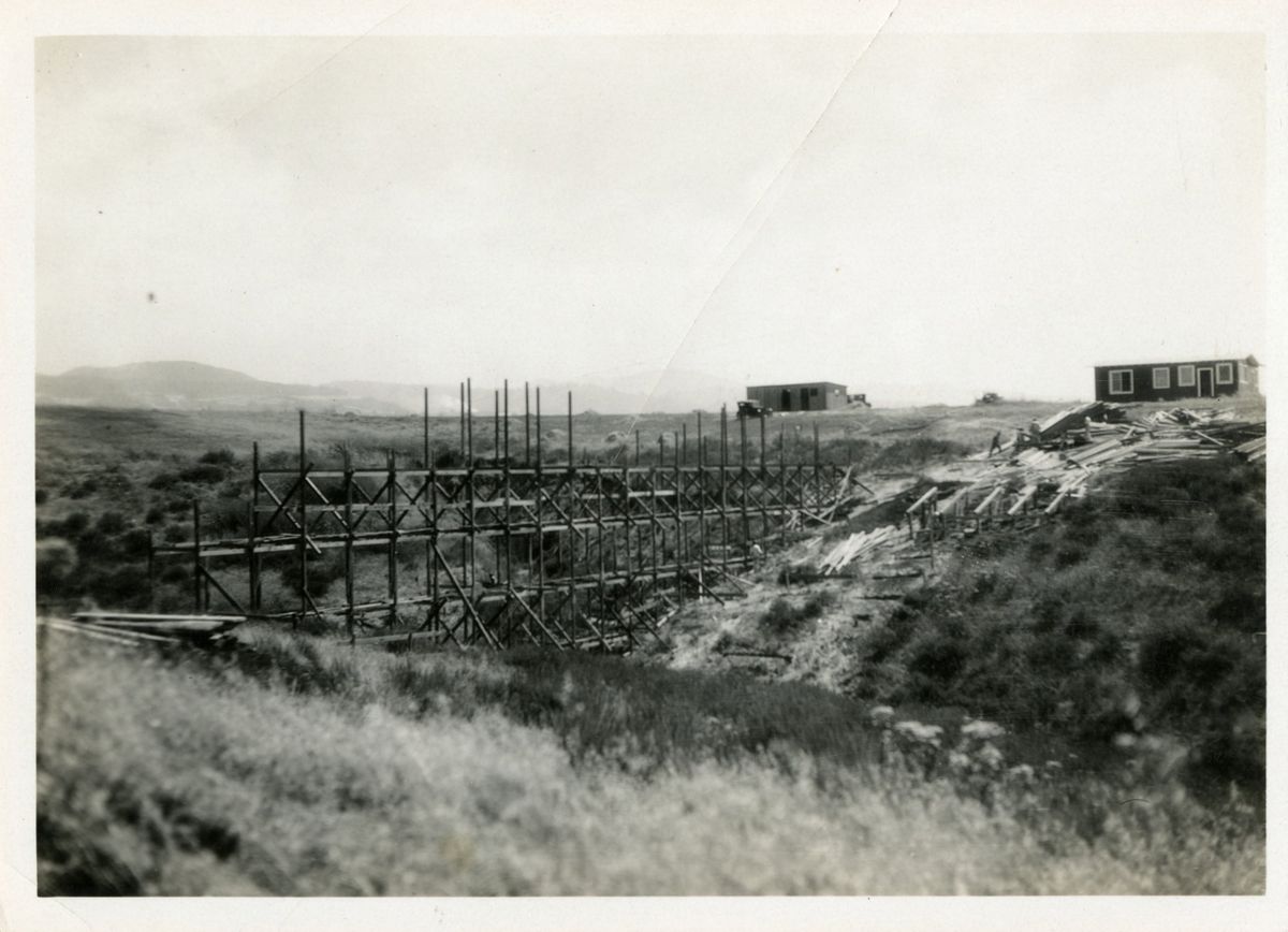 Building the arroyo bridge