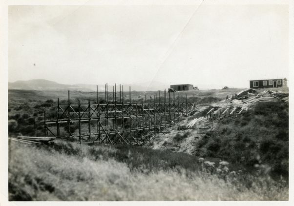 Building the arroyo bridge