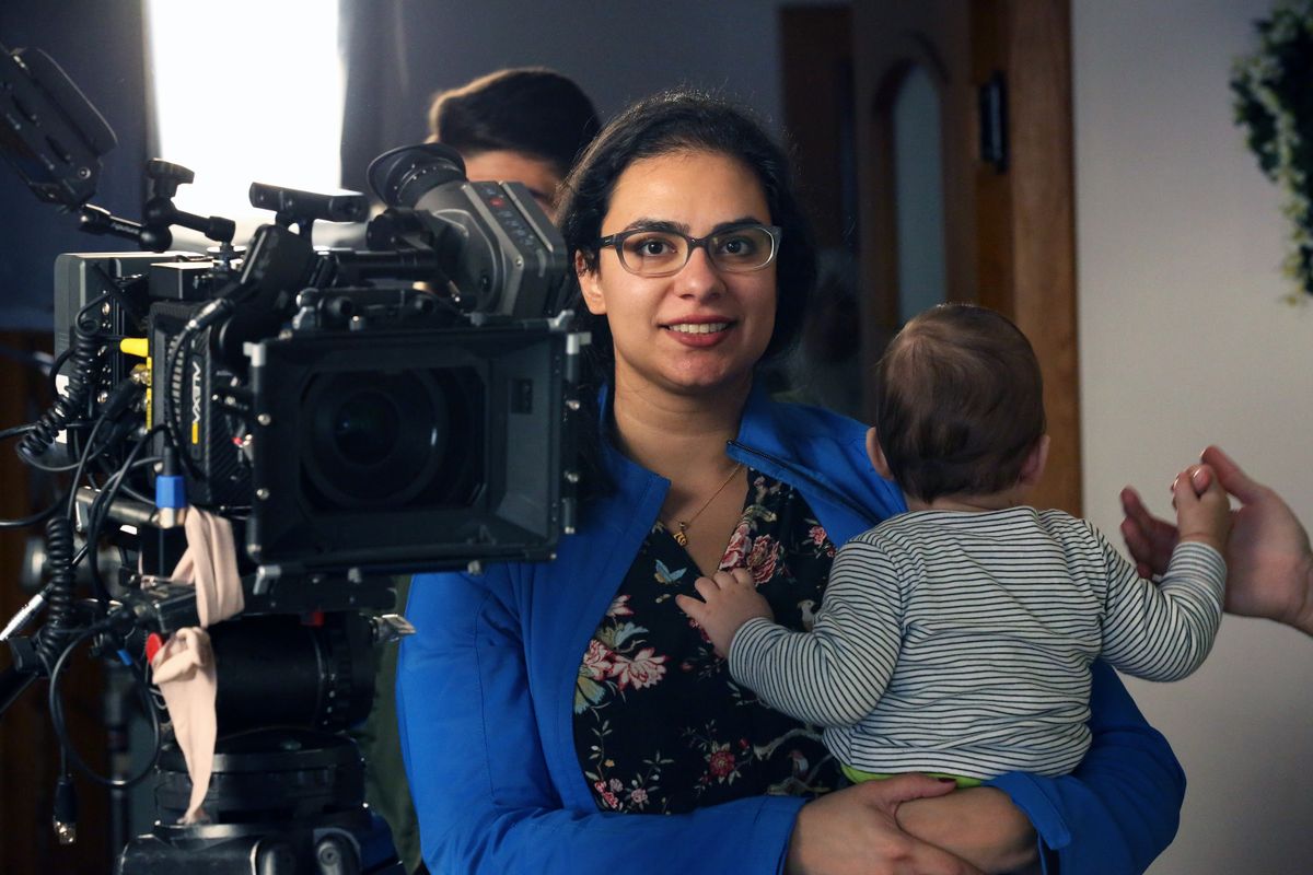 Hanadi Elyan and child