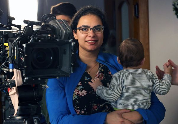 Hanadi Elyan and child