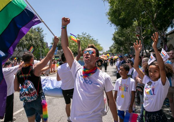 LA Pride 2019 crowd