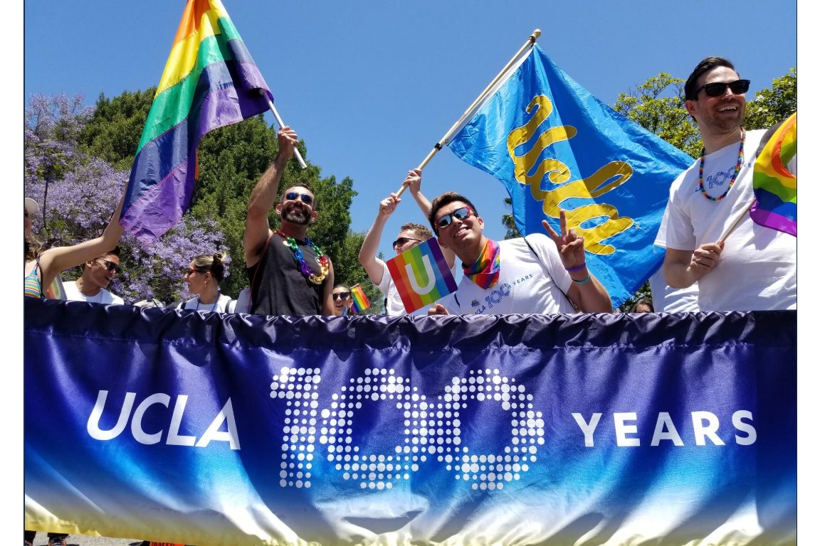 UCLA pride at LA Pride