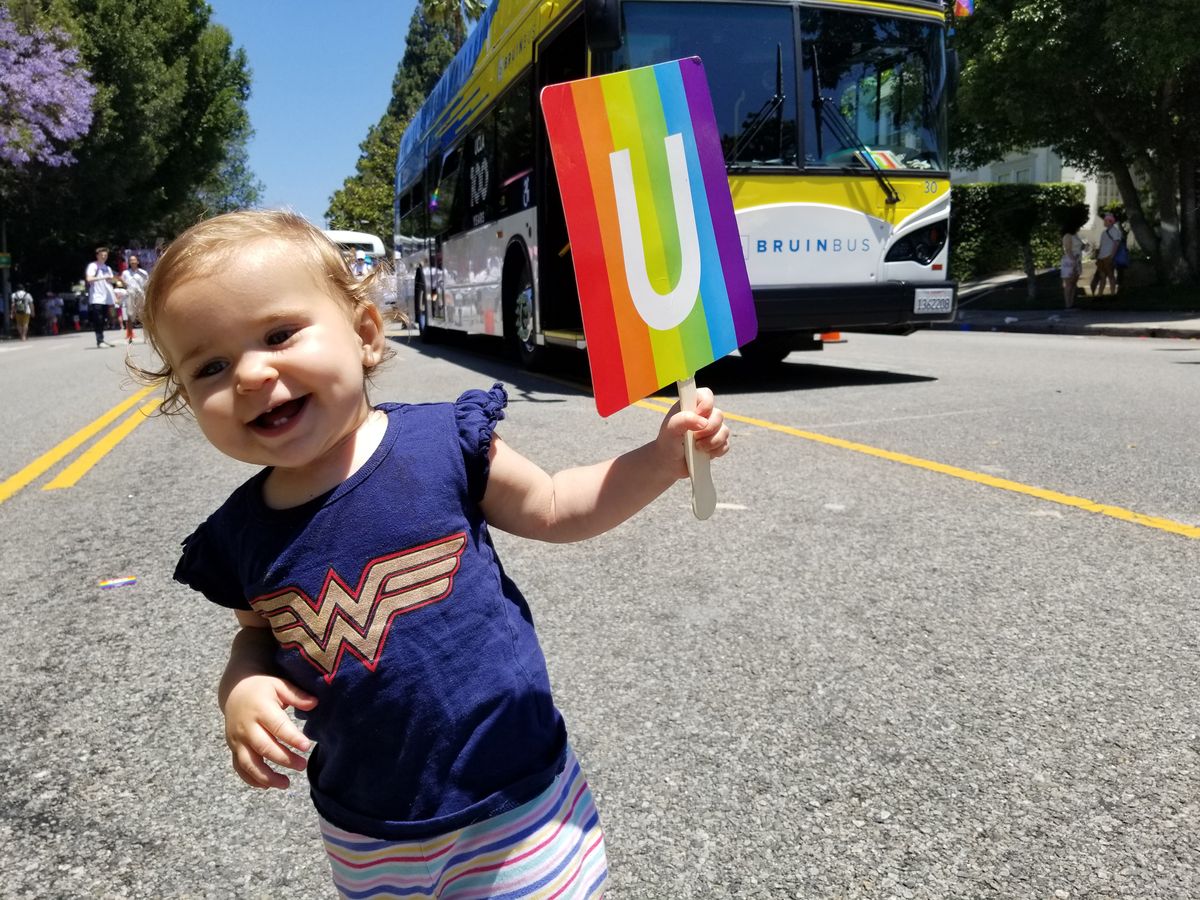 Celebrating UCLA 100 at LA Pride