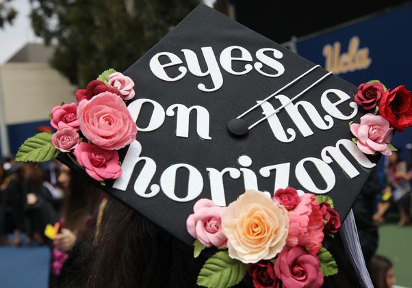 Mortarboard at 2019 commencement