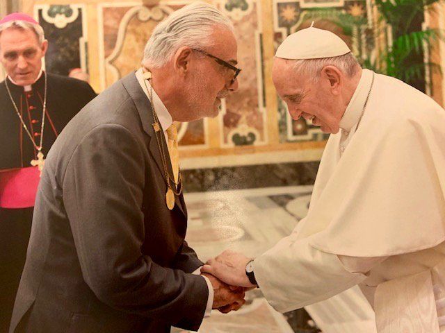Marcelo Suárez-Orozco and Pope Francis