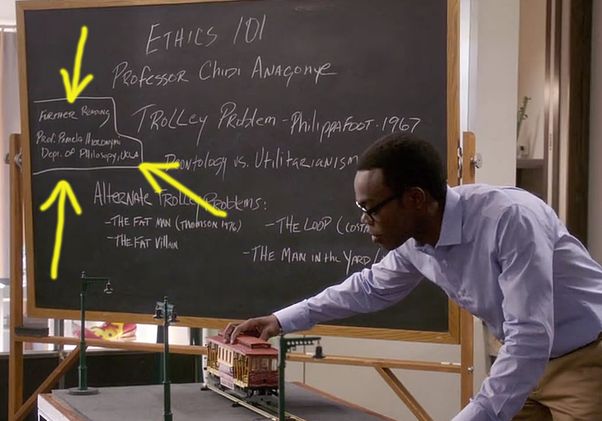 Trolley Problem easter egg