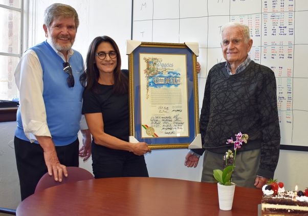 UCLA prof John McNeil turns 100