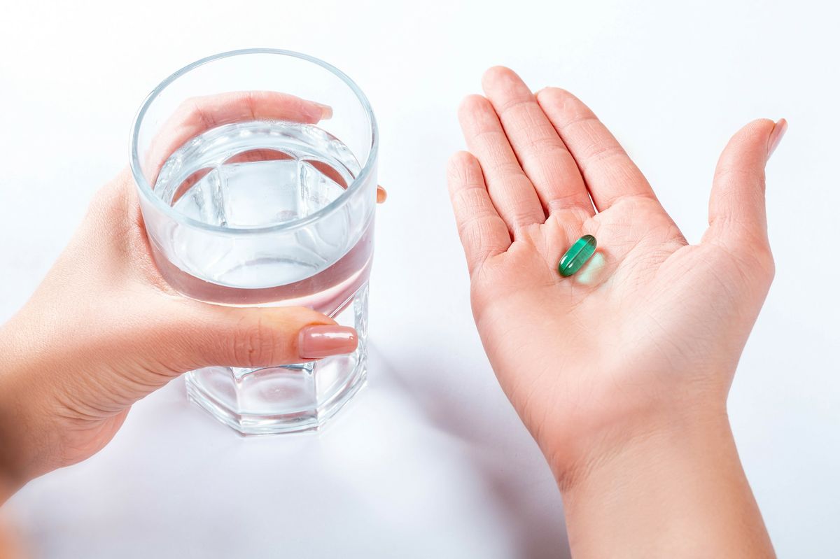 Medication and water