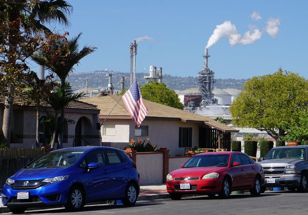 Refineries near homes