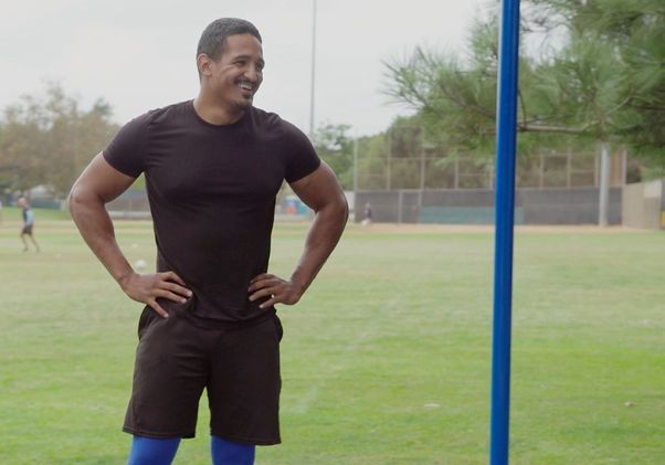 Evie Junior on field