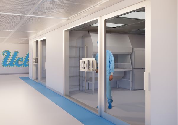 Lab corridor