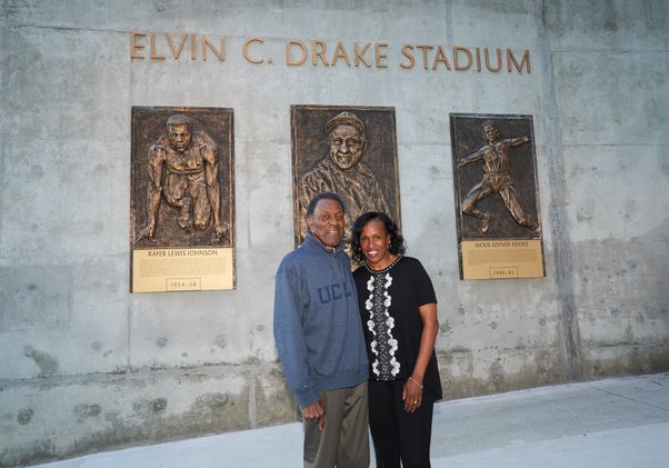Rafer Johnson and Jackie Joyner-Kersee