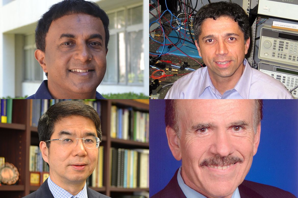 George Varghese, Bahram Jalali, Louis Ignarro and Jason Cong