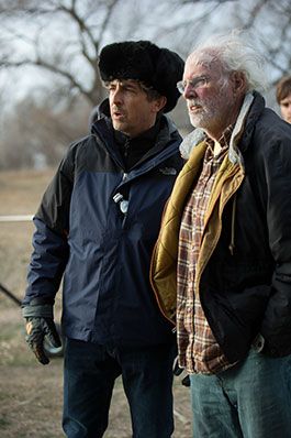 Alexander Payne and Bruce Dern