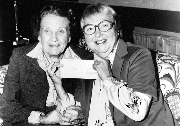 Mimi Perloff and Blanche Witherspoon