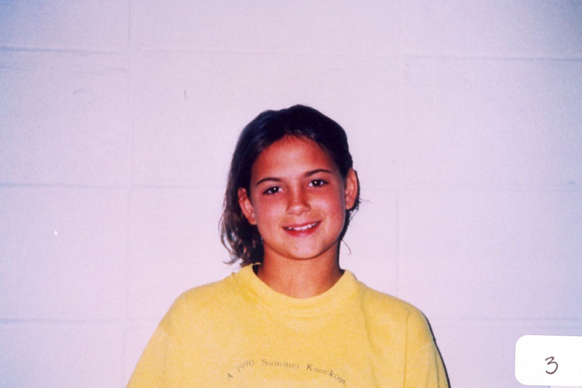 Is she happy, sad or angry?