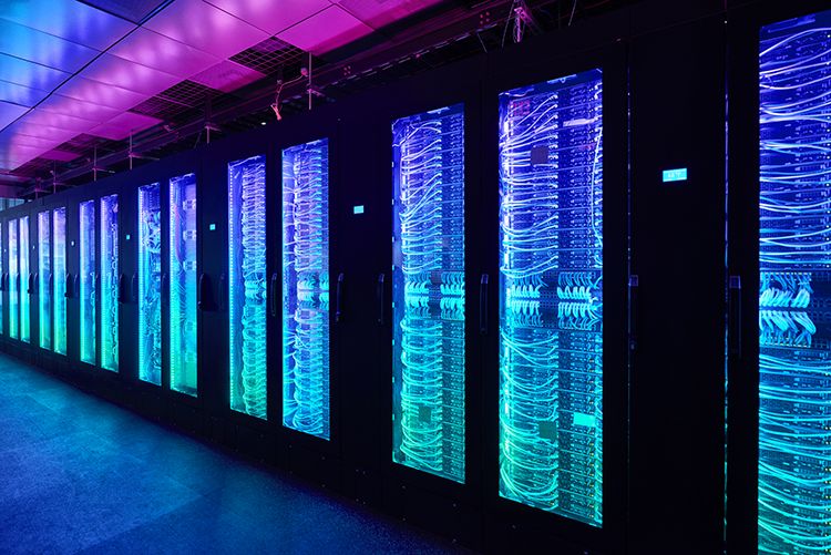 Servers in the Neuroscience Research Building