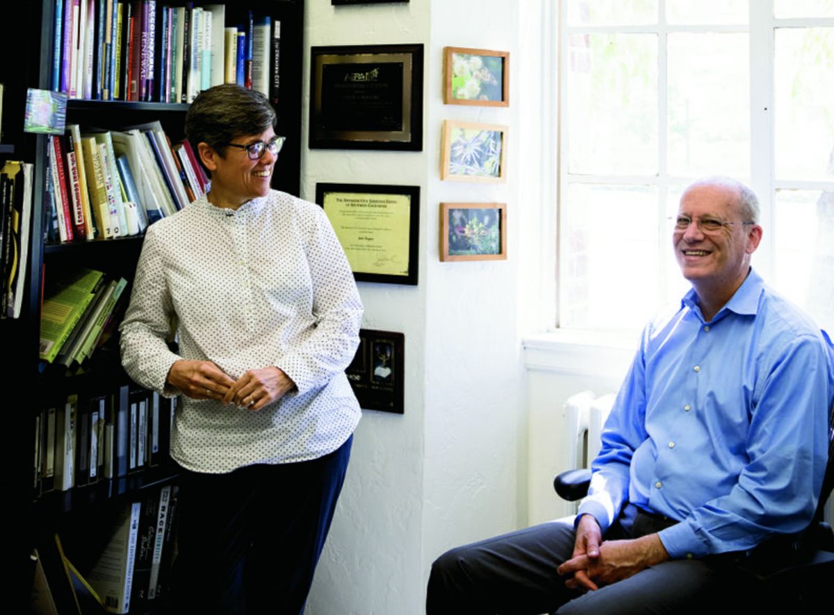 Megan Franke and John Rogers