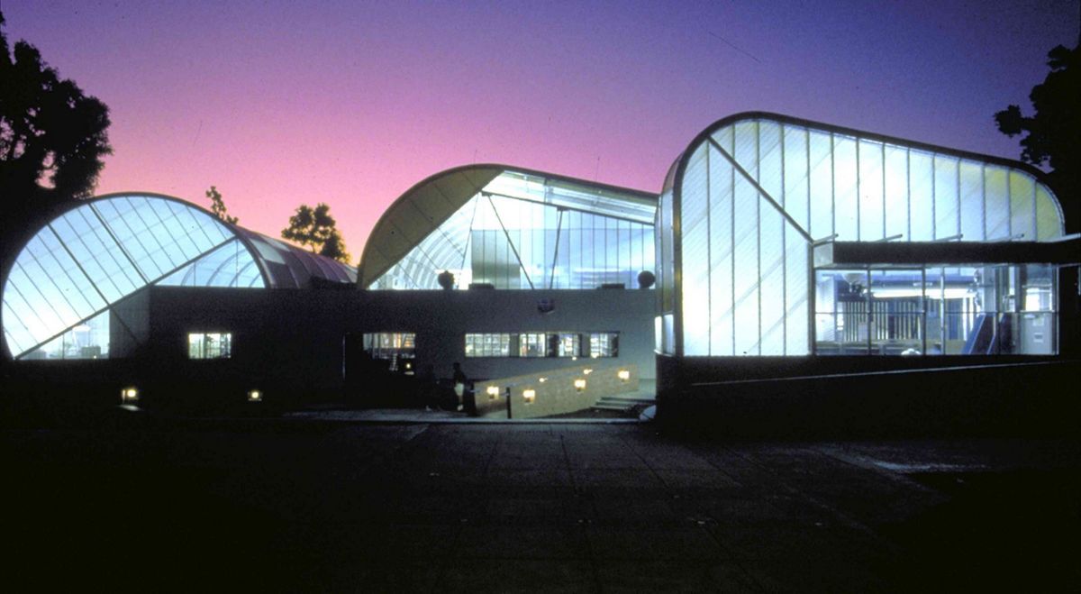 Temporary Powell at sunset