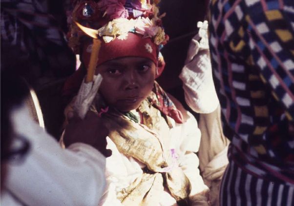 Mayan Boy During Semana Santa