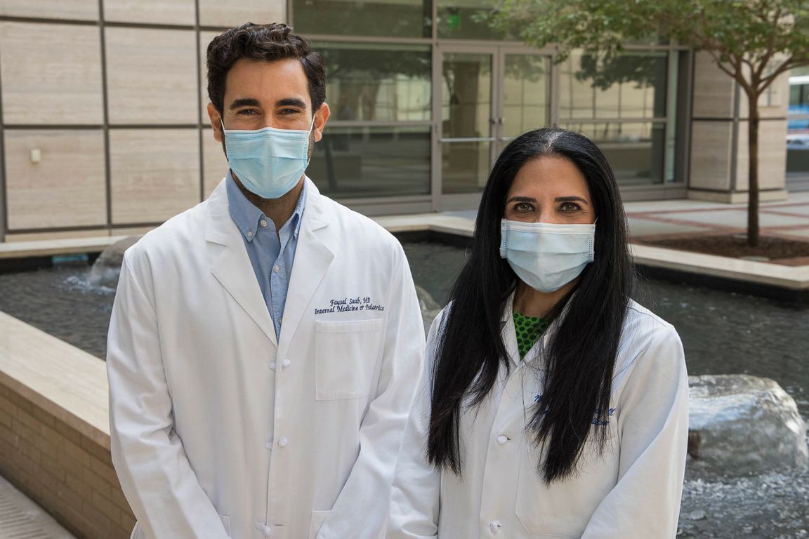 Dr. Faysal Saab and Dr. Neveen El-Farra