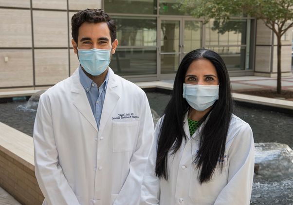 Dr. Faysal Saab and Dr. Neveen El-Farra