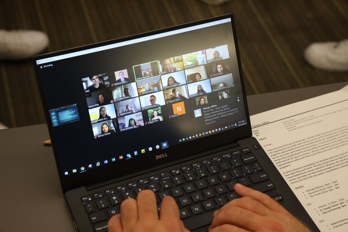 Volunteer Day 2020 Zoom meeting