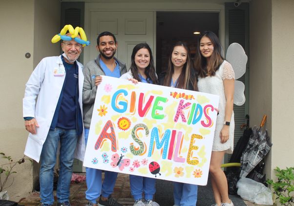 Dr. Philip Trask with residents