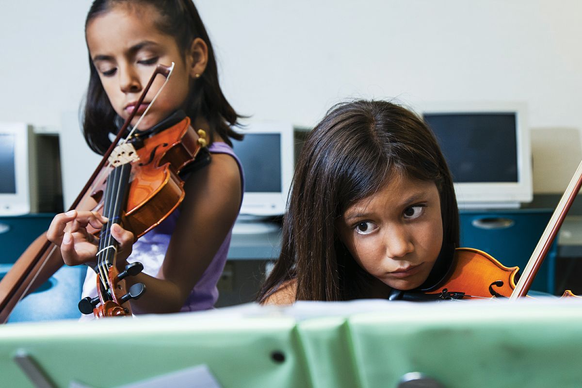 Young mariachi musicians