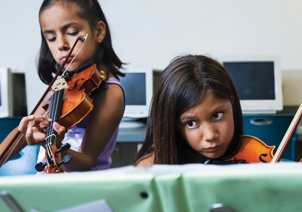 Young mariachi musicians