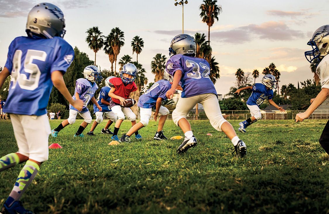 L.A. River football