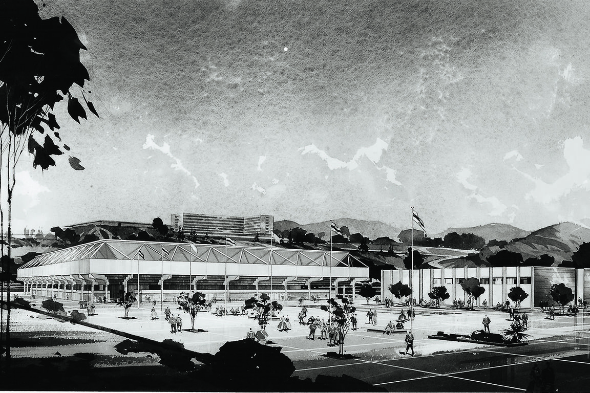 Original design for Pauley Pavilion