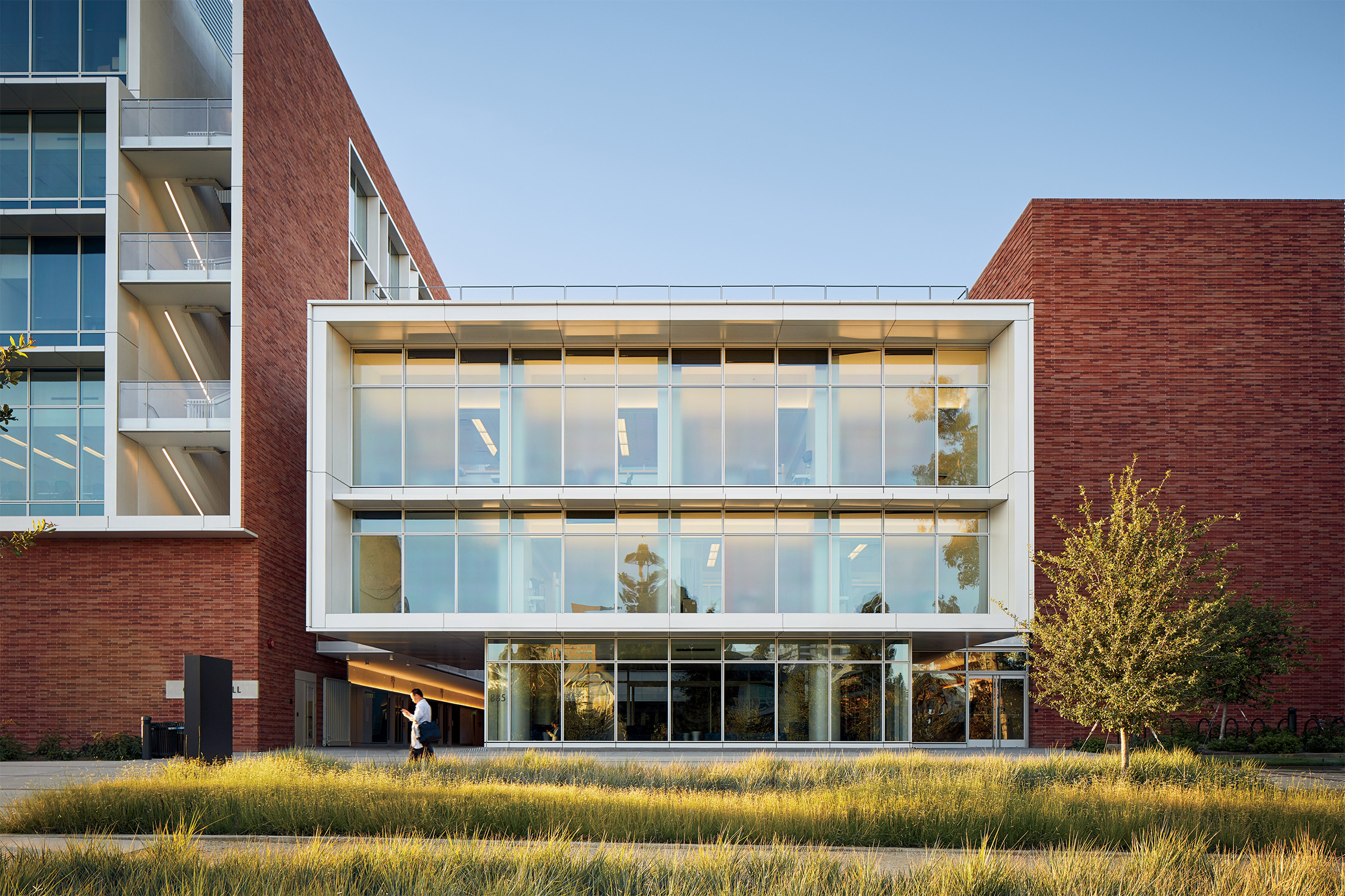 Geffen Hall, the new home of the David Geffen School of Medicine. Geffen Hall