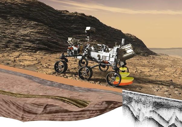 Mars rover rendering 