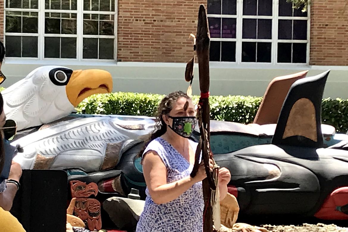 Mishuana Goeman Lummi totem